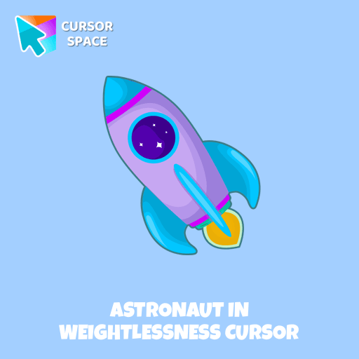 Astronaut in Weightlessness cursor