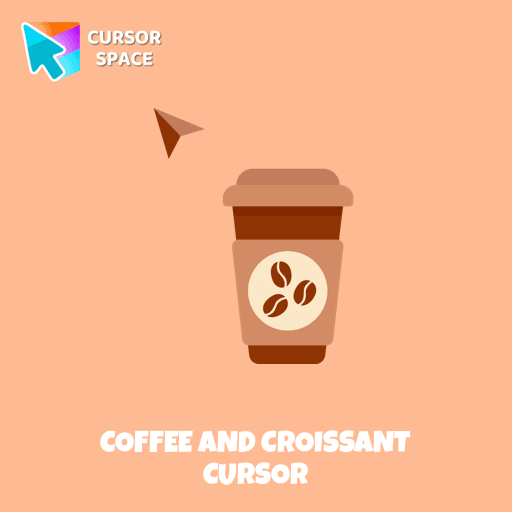 Coffee and Croissant cursor