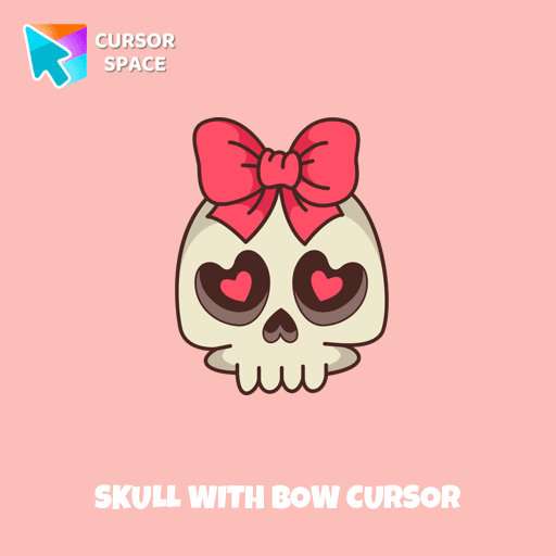 Skull with Bow cursor