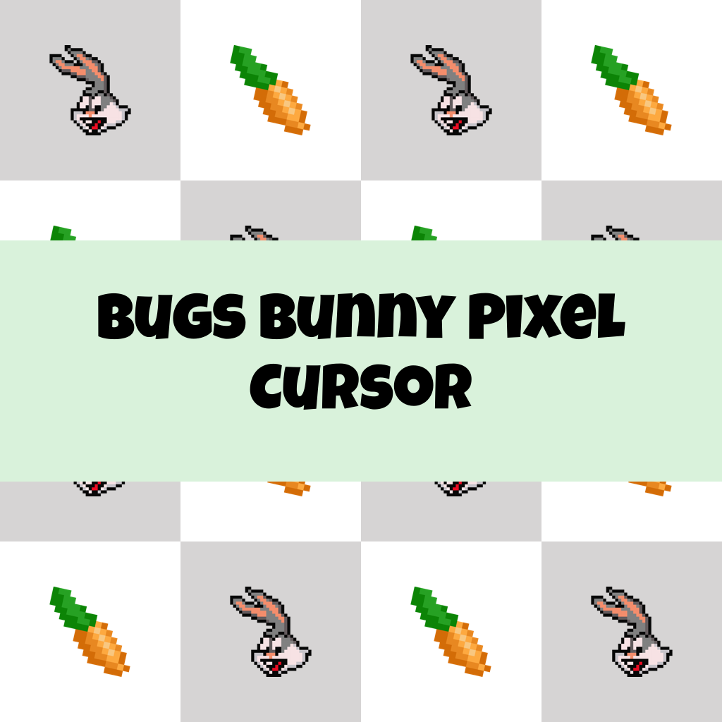 Bugs Bunny Pixel Cursor